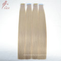 High Quality Full Ends Russian Tape Hair Extensions Virgin Peruvian Human Hair